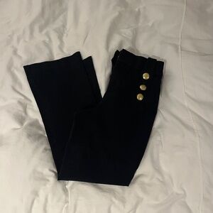 LILLY PULITZER 27" Parrish Bi-stretch Crop Flare Pant In Noir - Size 4